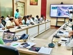 The inter-department meeting held in Lucknow. (Sourced)