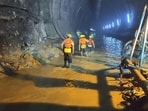 The two workers were identified as Lucas Topno from Jharkhand and Chetan Poyam from Chhattisgarh. (HT Photo)