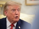 U.S. President Donald Trump speaks as he hosts 16-year-old lifeguard Ryder Williams, who saved a child off the coast of Santa Cruz, California, last month, Nathaniel Rai, the child saved by Williams, and Nathaniel's family members in the Oval Office at the White House in Washington, D.C., U.S., August 17, 2026.(REUTERS)