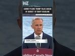 Carney Plans Trump Talks Ahead Of August 19 Tariff Deadline Amid Canada-U.S. Trade Tensions