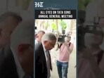 Tata Sons Chairman N Chandrasekaran Arrives for Annual General Meeting
