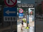 South Korea's Geoje Hit By Record Rainfall As Floodwaters Trigger Deadly Landslide