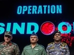 DGMO Lt General Rajiv Ghai, Air Marshal AK Bharti and Vice Admiral AN Pramod led Operation Sindoor from the forefront. (PTI File Image)