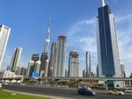 FILE PHOTO: General view of the Burj Khalifa skyline in Dubai, United Arab Emirates