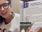 A woman was left amazed after discovering advanced AI topics in a Class 6 school textbook.