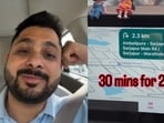  A Bengaluru man urged people from small towns to stay back after sharing his frustration over the city’s traffic chaos.