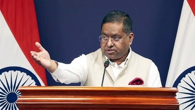 MEA Spokesperson Randhir Jaiswal (ANI Video Grab)
