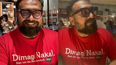 Anurag Kashyap says his 'dimagi nakal' T-shirt caught all attention. Anurag Kashyap says his 'dimagi nakal' T-shirt caught all attention.