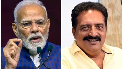 মোদীর দিমাগি নকশাল মন্তব্যের বিরোধিতা প্রকাশ রাজের। মোদীর দিমাগি নকশাল মন্তব্যের বিরোধিতা প্রকাশ রাজের।