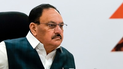 Last week, Union health minister JP Nadda was admitted to AIIMS Delhi after experiencing uneasiness. (PTI) Last week, Union health minister JP Nadda was admitted to AIIMS Delhi after experiencing uneasiness. (PTI)