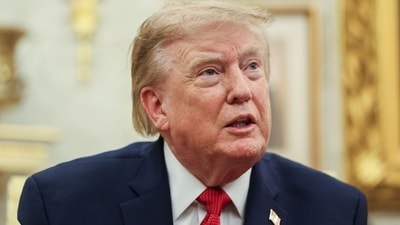 "There are no talks or conversations going on, or scheduled, with the Islamic Republic of Iran," Trump said. (Bloomberg)