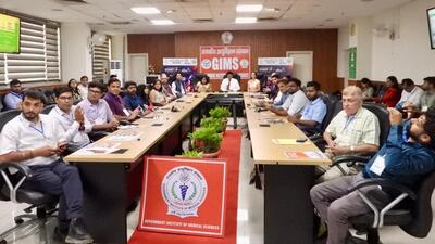 The centre aims to create a pathway from identifying a clinical problem and developing a prototype to clinical validation, regulatory preparedness, funding, and eventual scale-up, said Dr (Brig) Rakesh Gupta, director, GIMS (HT Photos) The centre aims to create a pathway from identifying a clinical problem and developing a prototype to clinical validation, regulatory preparedness, funding, and eventual scale-up, said Dr (Brig) Rakesh Gupta, director, GIMS (HT Photos)