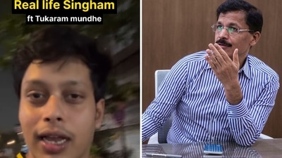 A vlogger shared a video praising IAS officer Tukaram Mundhe. (Instagram/@fitwithrohittttt, PTI) A vlogger shared a video praising IAS officer Tukaram Mundhe. (Instagram/@fitwithrohittttt, PTI)