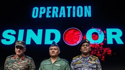 DGMO Lt General Rajiv Ghai, Air Marshal AK Bharti and Vice Admiral AN Pramod led Operation Sindoor from the forefront. (PTI File Image) DGMO Lt General Rajiv Ghai, Air Marshal AK Bharti and Vice Admiral AN Pramod led Operation Sindoor from the forefront. (PTI File Image)