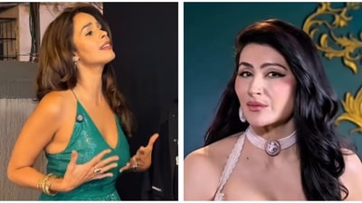 Shalini Passi claimed that Mallik Sherawat is boasting about a fake Dolce dress. Shalini Passi claimed that Mallik Sherawat is boasting about a fake Dolce dress.