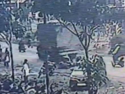The accident occurred on Monday in Hinjewadi.