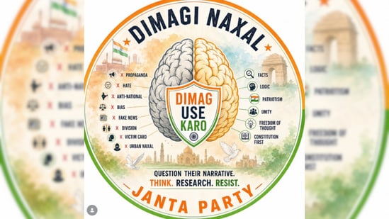 The party has now changed their handle on Instagram from dimaginaxalpartyy to dimaginaxalpartyy_india. (Instagram/dimaginaxalpartyy_india)