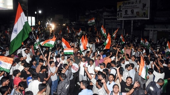 Jharkhand protest LIVE: JPSC-JSSC aspirants wave the national flag as they celebrate after the Jharkhand government accepted their demands and cancelled the JSSC-CGL exam and all exams conducted by TDPL.