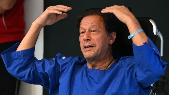 The ruling further directed the formation of a medical board with which Imran Khan's personal physician and his sister, Uzma Khan, are to remain associated (AFP File)