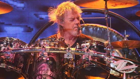 ZZ Top drummer Frank Beard died at 77 after hospice care and health problems, while the band canceled two upcoming shows. (Photo by FRANCOIS NASCIMBENI / AFP) (AFP)