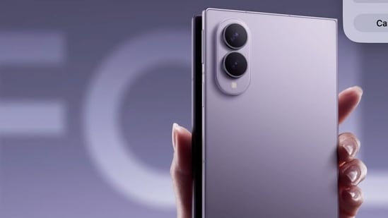The Samsung Galaxy Z Fold8 features a larger cover screen and high-end performance in a foldable design. (Bajaj Finance)