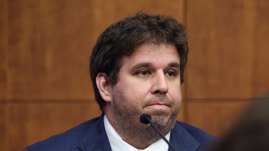 Dr. Michael Vulfovich testifies about Lindsay Clancy's injuries and cardiac arrest during her murder trial in Plymouth Superior Court, in Plymouth, Mass., Monday, Aug. 17, 2026. (Greg Derr/The Patriot Ledger via AP, Pool) (Greg Derr/Pool The Patriot Ledge)