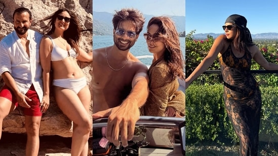 Saif Ali Khan, Kareena Kapoor Khan, Shahid Kapoor, Mira Rajput Kapoor and Priyanka Chopra Jonas