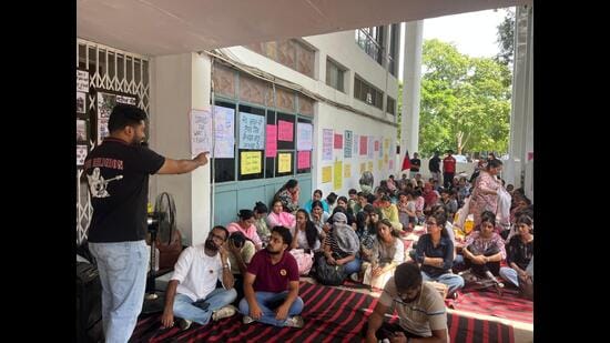 The university had last week increased fees for various courses by nearly 17%. (HT)