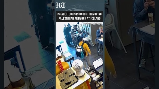 Israeli Tourists Caught Removing Palestinian Artwork During Confrontation At Iceland Cafe