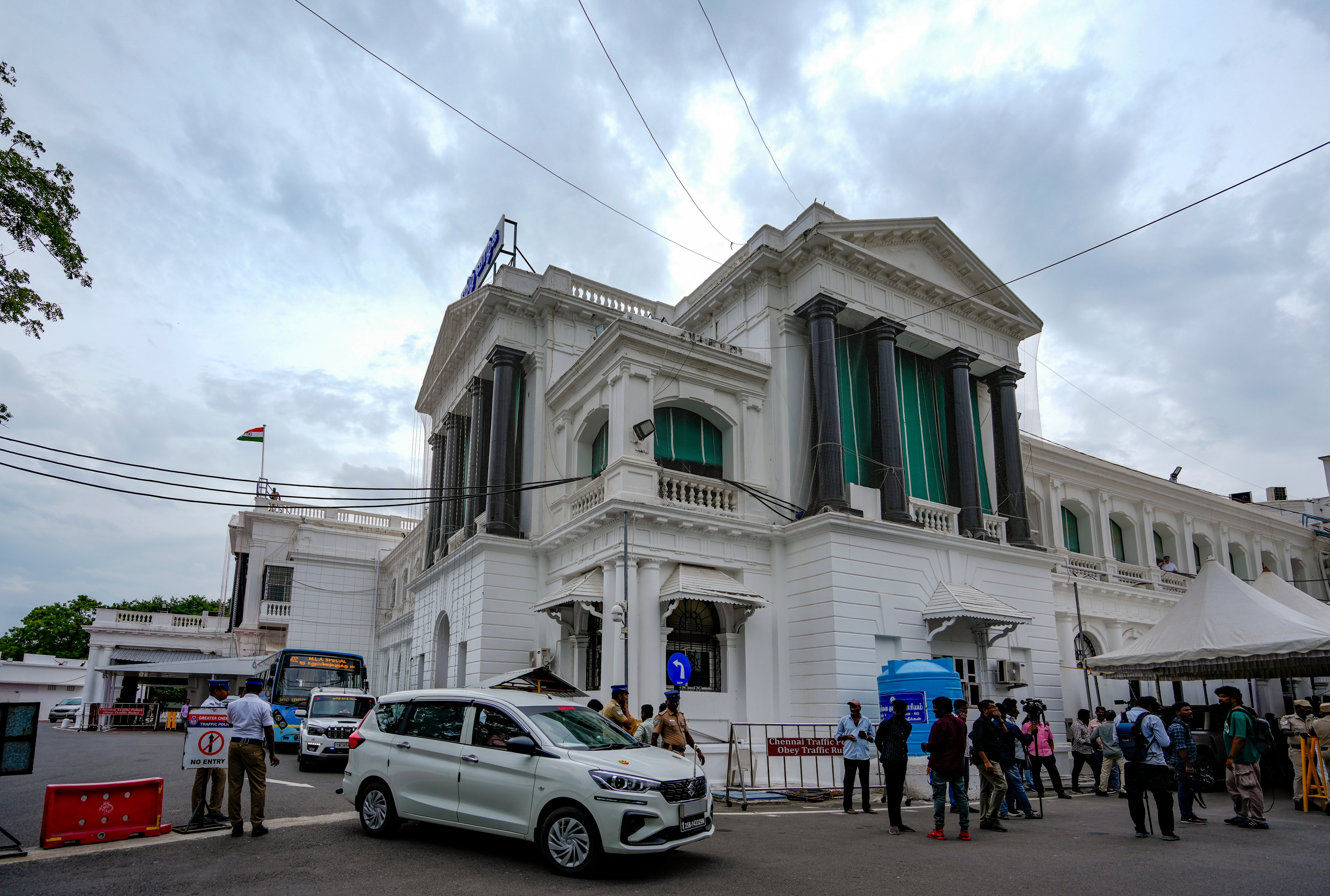 Fort St George houses both the chief minister's office and Tamil Nadu's Legislative Assembly. (PTI) Fort St George houses both the chief minister's office and Tamil Nadu's Legislative Assembly. (PTI)