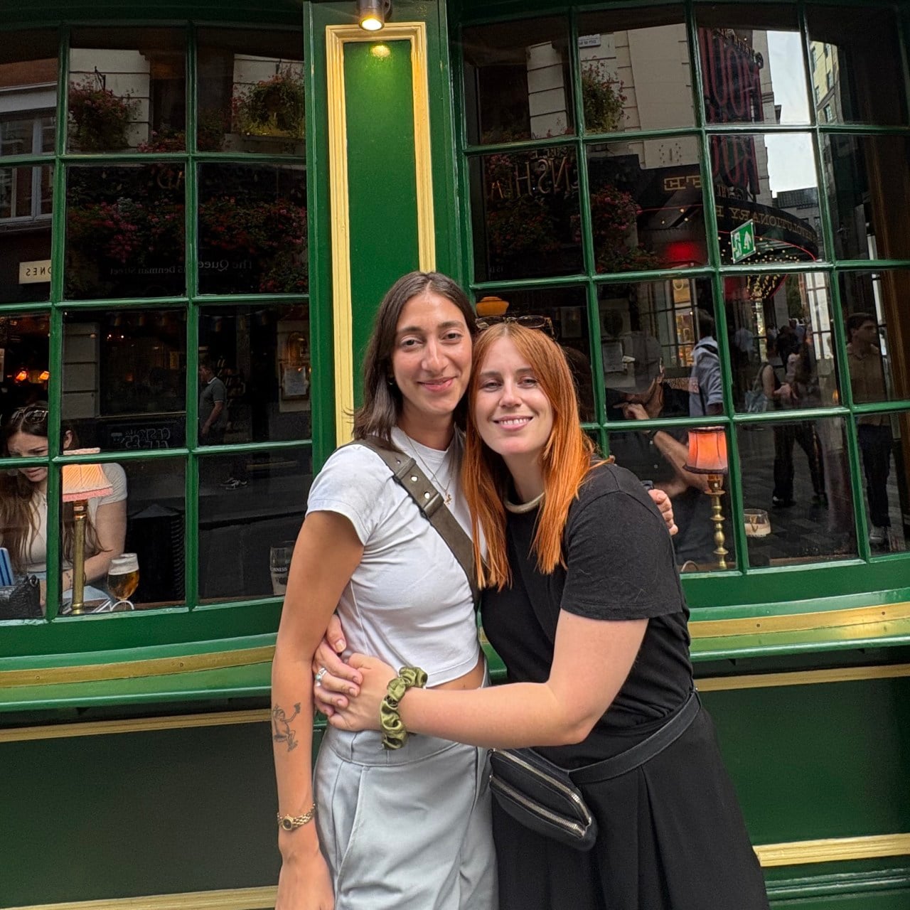 Harriet Stansell, right, says the beautiful buildings and history help distinguish British pub culture from drinking elsewhere. Harriet Stansell, right, says the beautiful buildings and history help distinguish British pub culture from drinking elsewhere.