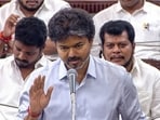 The Tamil Nadu Assembly witnessed a ruckus on Tuesday over the government's decision to relocate chief minister Vijay's office. 