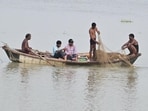 The eight fishermen had set out to sea from the Odalarevu Fish Landing Centre jetty at around 10 am on August 3.(Anil Kumar Maurya/HT)