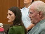 Lindsay Clancy sits in court with her attorney Kevin Redinngton during her murder trial Wednesday, Aug. 19.