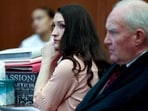 Lindsay Clancy listens to testimony from her former mother-in-law, Susan Clancy. 