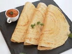 Kunal Kapur's masoor dal dosa and tomato chutney take approximately 45 minutes to make. 