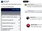 Screengrab of the complaint portal.