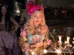 Dressed in custom Dolce & Gabbana couture, the “Material Girl” singer posted photo carousels from the trip with her own chaotic caption