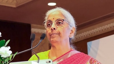 Union Finance Minister Nirmala Sitharaman delivers the closing remarks at the PSB Confluence 2026, in New Delhi (@nsitharamanoffc X) Union Finance Minister Nirmala Sitharaman delivers the closing remarks at the PSB Confluence 2026, in New Delhi (@nsitharamanoffc X)