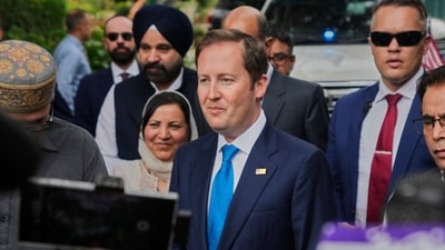 Sergio Gor had said, during his visit to Srinagar, that Jammu and Kashmir “is an important part of India.” (AP Photo)