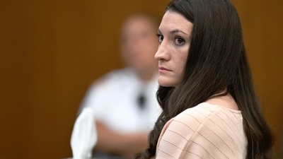 The trial of Lindsay Clancy, charged with murdering her three children, has entered its fourth week. (AP Photo)