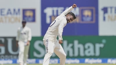 Manav Suthar picked 10-wicket haul against Sri Lanka in Galle. (AP Photo)
