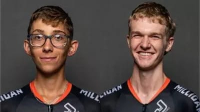 Haylan Engdahl and Brayden Rogers were Milligan cyclists killed in Tennessee after a vehicle struck their team during training. (Haylan Engdahl (left), Brayden Rogers (right) Photos: Milligan University Athletics)