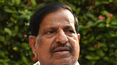 Navi Mumbai, India - April 29, 2019:Special story BJP leader Ganesh Naik in Navi Mumbai, India, on Monday, April 29, 2019. (Photo by Bachchan Kumar/ HT PHOTO) (HT PHOTO) Navi Mumbai, India - April 29, 2019:Special story BJP leader Ganesh Naik in Navi Mumbai, India, on Monday, April 29, 2019. (Photo by Bachchan Kumar/ HT PHOTO) (HT PHOTO)