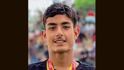 Ojas Sund trains under the guidance of his father, Madhav Sund, who is himself a national medallist. (HT Photo)