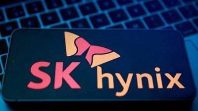 SK Hynix will buy back $28.61 billion in shares as AI memory demand stays strong, while investors watch chip prices, AI spending and shareholder returns. (REUTERS/Dado Ruvic/Illustration/File Photo) (REUTERS)