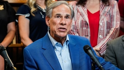 Texas Gov. Greg Abbott speaks at a press conference addressing foreign influence in public education at the Texas Public Policy Foundation in Austin, (Sara Diggins/The San Antonio Express-News via AP) (Sara Diggins/The San Antonio Express-News via AP) Texas Gov. Greg Abbott speaks at a press conference addressing foreign influence in public education at the Texas Public Policy Foundation in Austin, (Sara Diggins/The San Antonio Express-News via AP) (Sara Diggins/The San Antonio Express-News via AP)