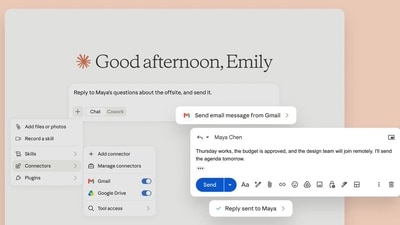 Claude can now take over more of your Gmail tasks. (Claude) Claude can now take over more of your Gmail tasks. (Claude)
