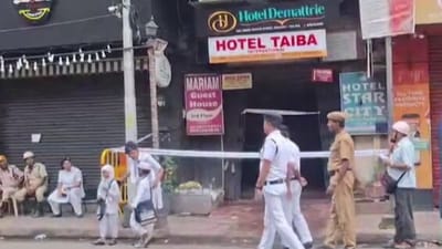 Around 60 people were rescued from the building without injuries. (PTI) Around 60 people were rescued from the building without injuries. (PTI)