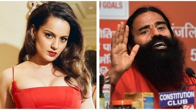 Kangana Ranaut has lashed out at Baba Ramdev for talking about her character. Kangana Ranaut has lashed out at Baba Ramdev for talking about her character.